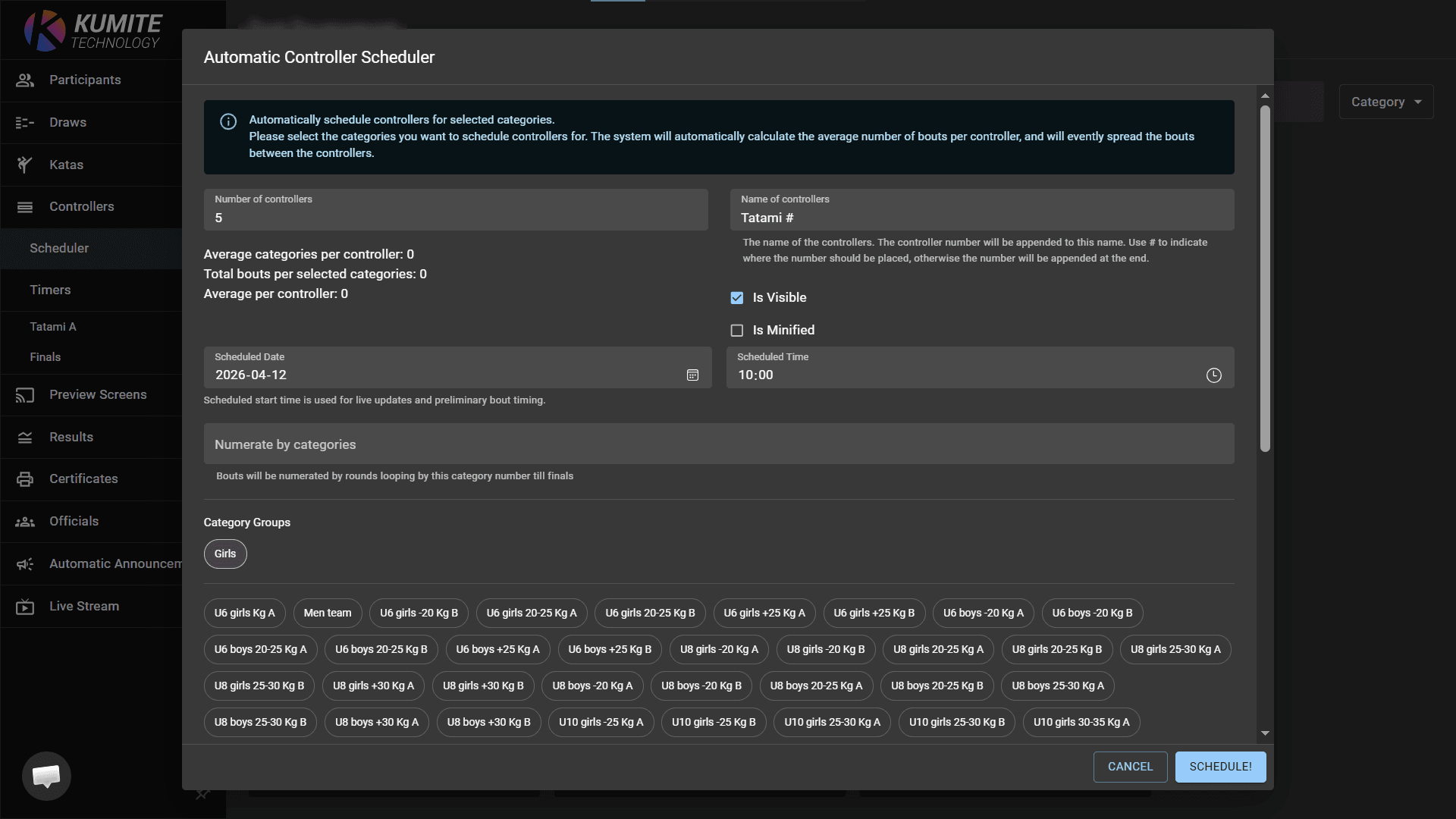 Автоматический планировщик