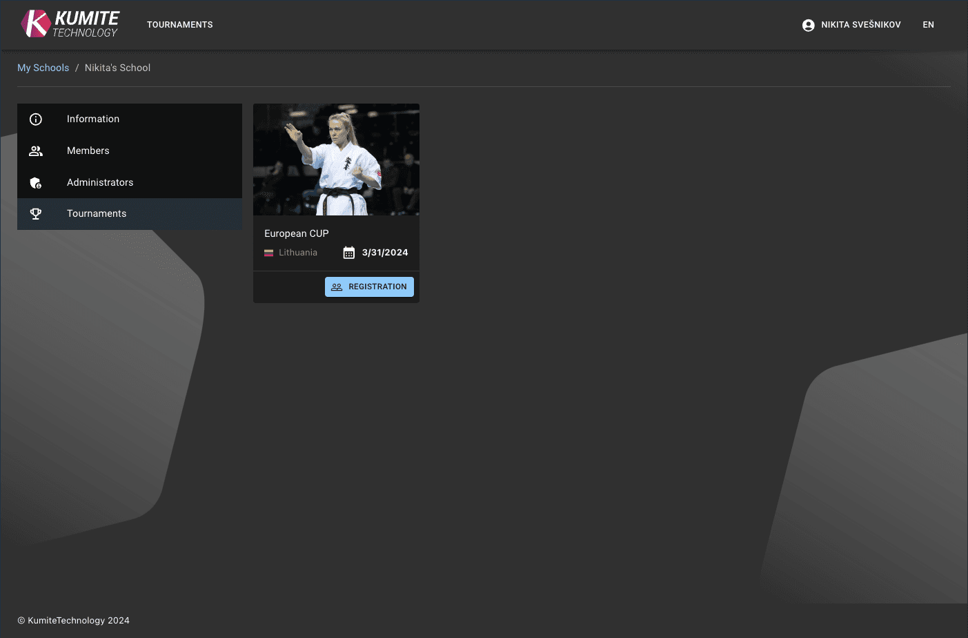 Навигация по Турнирам