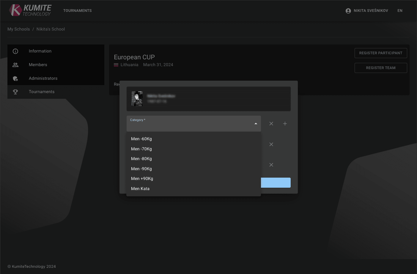Добавление Категорий