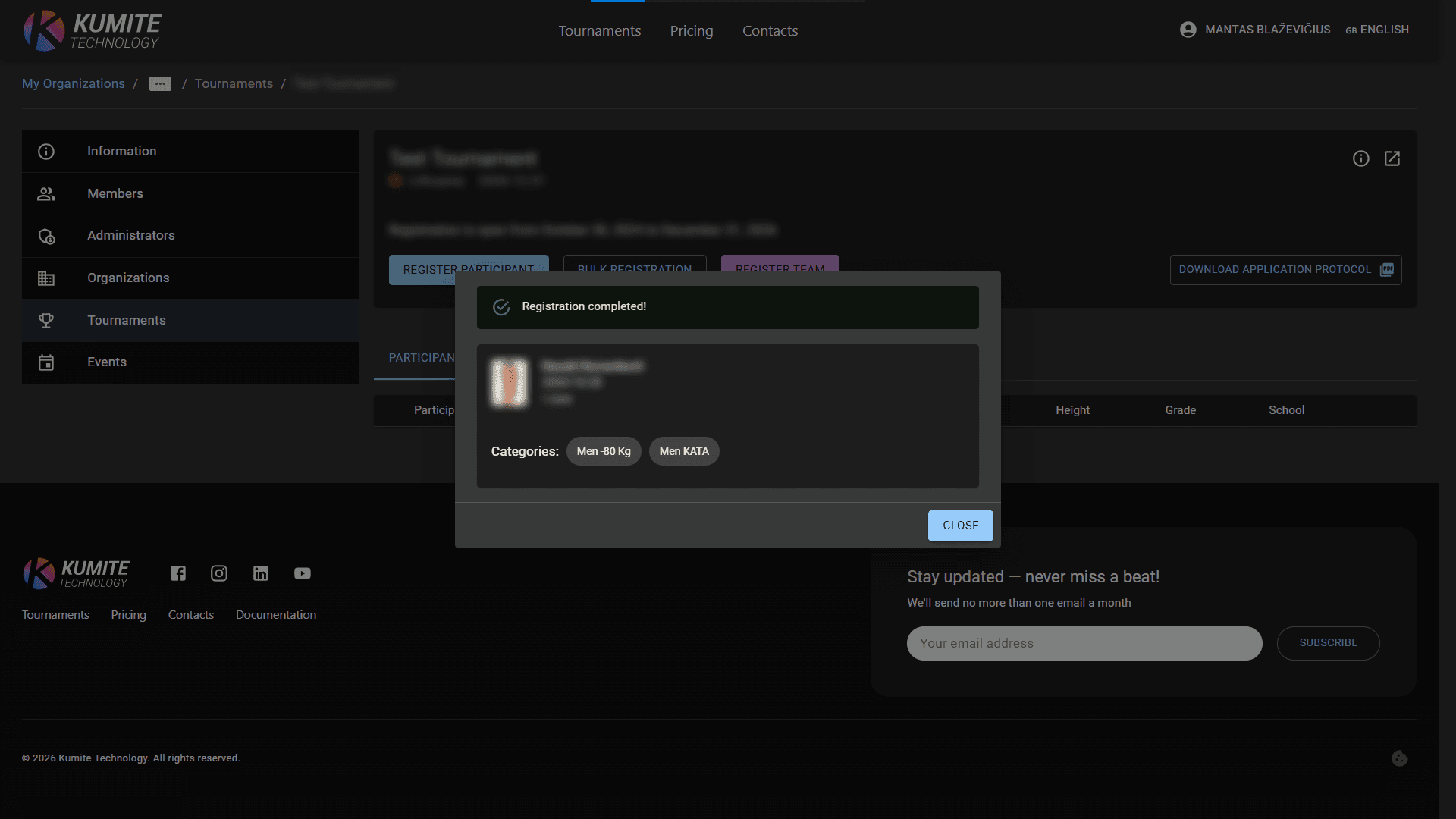 Подтверждение Регистрации