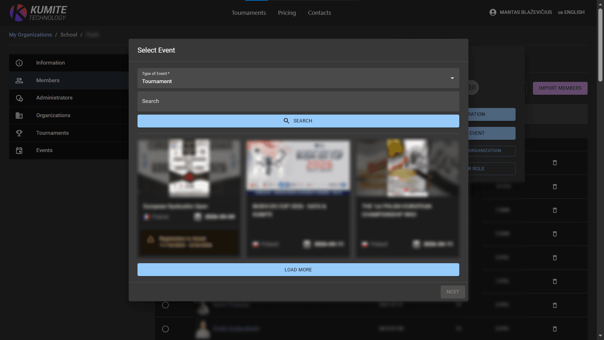 Процесс Регистрации