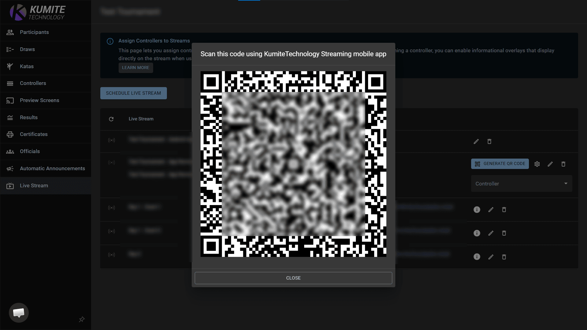QR-код Прямой Трансляции