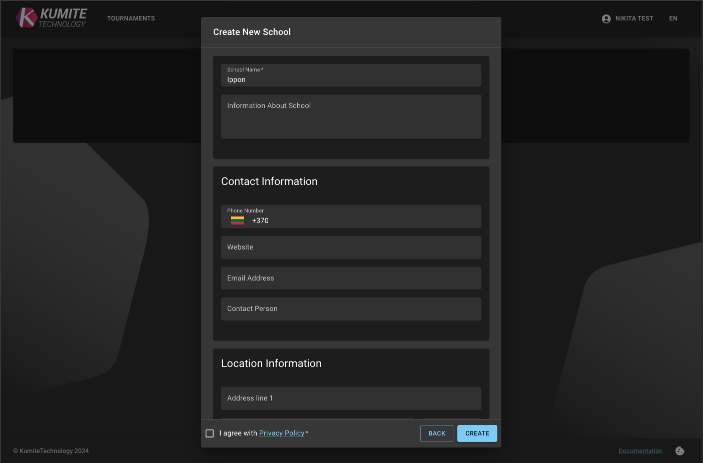 Complete School Registration