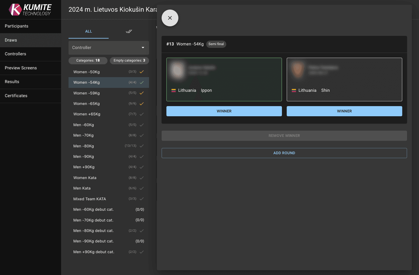 Диалог Редактирования Боя